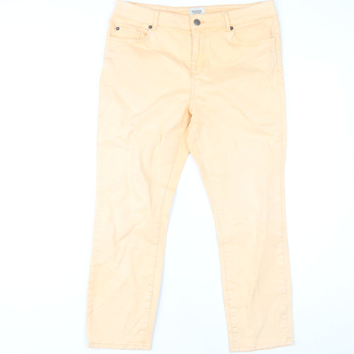 White Stuff Beige Straight Women's Jeans Size 14