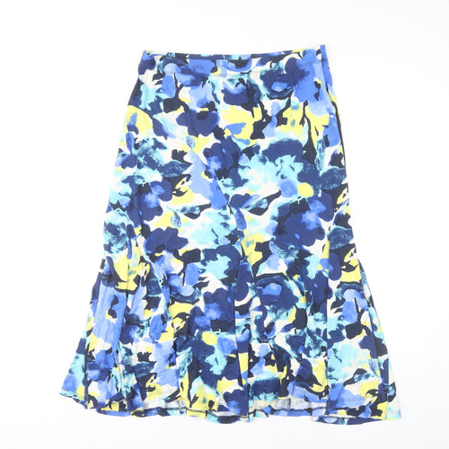 Soon Women's Multicoloured A-Line Midi Skirt Size 14