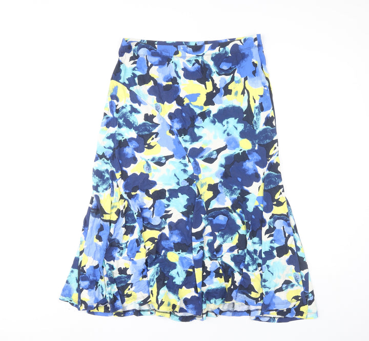 Soon Women's Multicoloured A-Line Midi Skirt Size 14