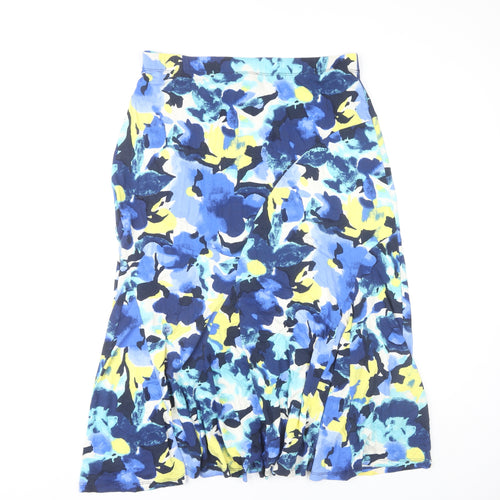 Soon Women's Multicoloured A-Line Midi Skirt Size 14
