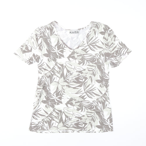 Marble Women's Multicoloured Floral T-Shirt Size 14