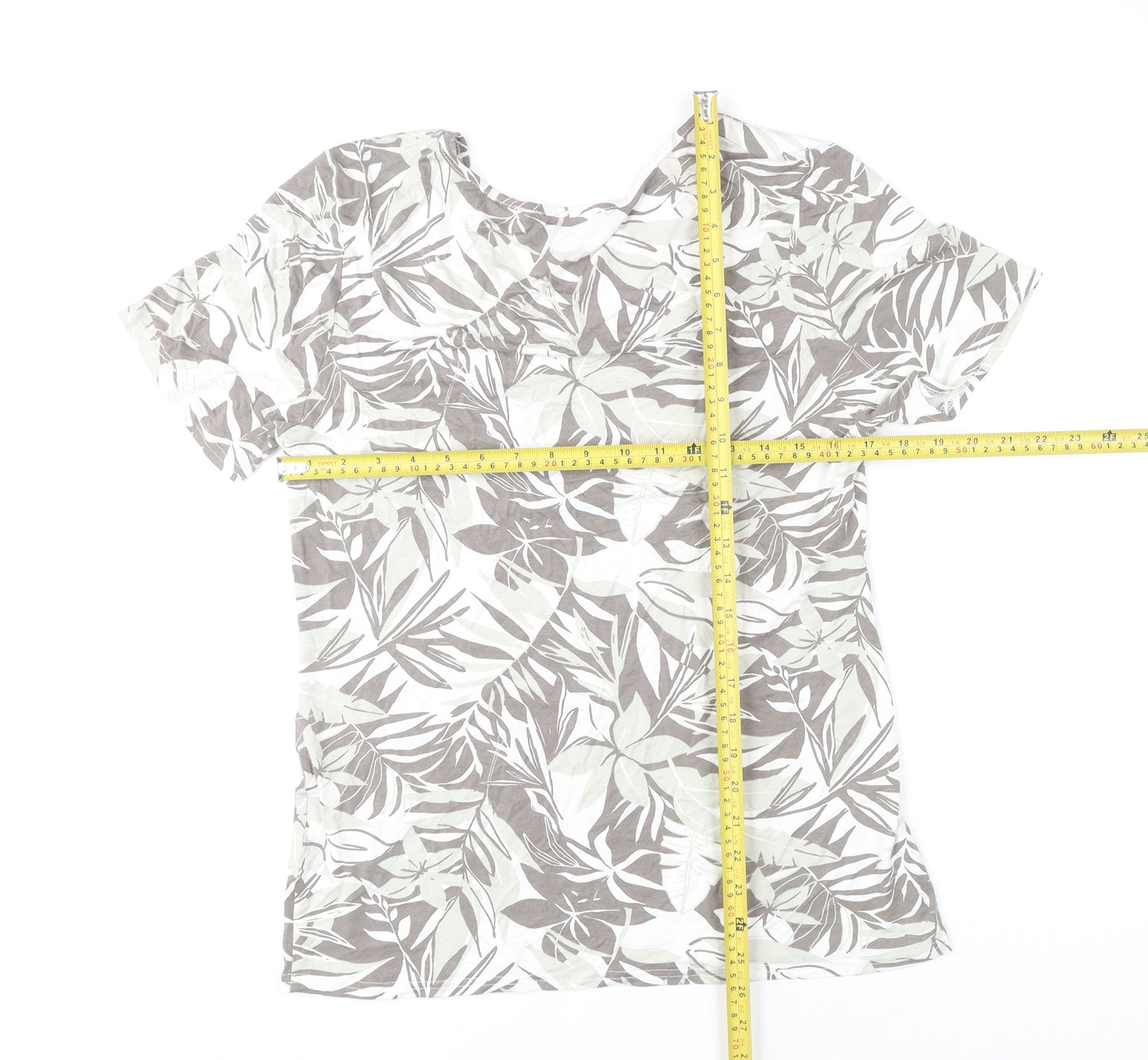 Marble Women's Multicoloured Floral T-Shirt Size 14