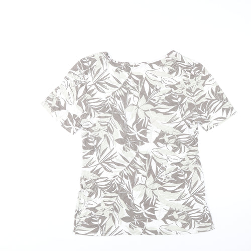 Marble Women's Multicoloured Floral T-Shirt Size 14