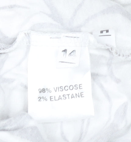 Marble Women's Multicoloured Floral T-Shirt Size 14