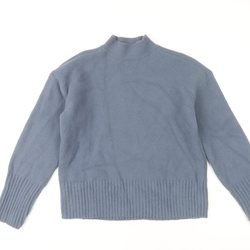 Marks and Spencer Women Blue Medium Pullover Jumper
