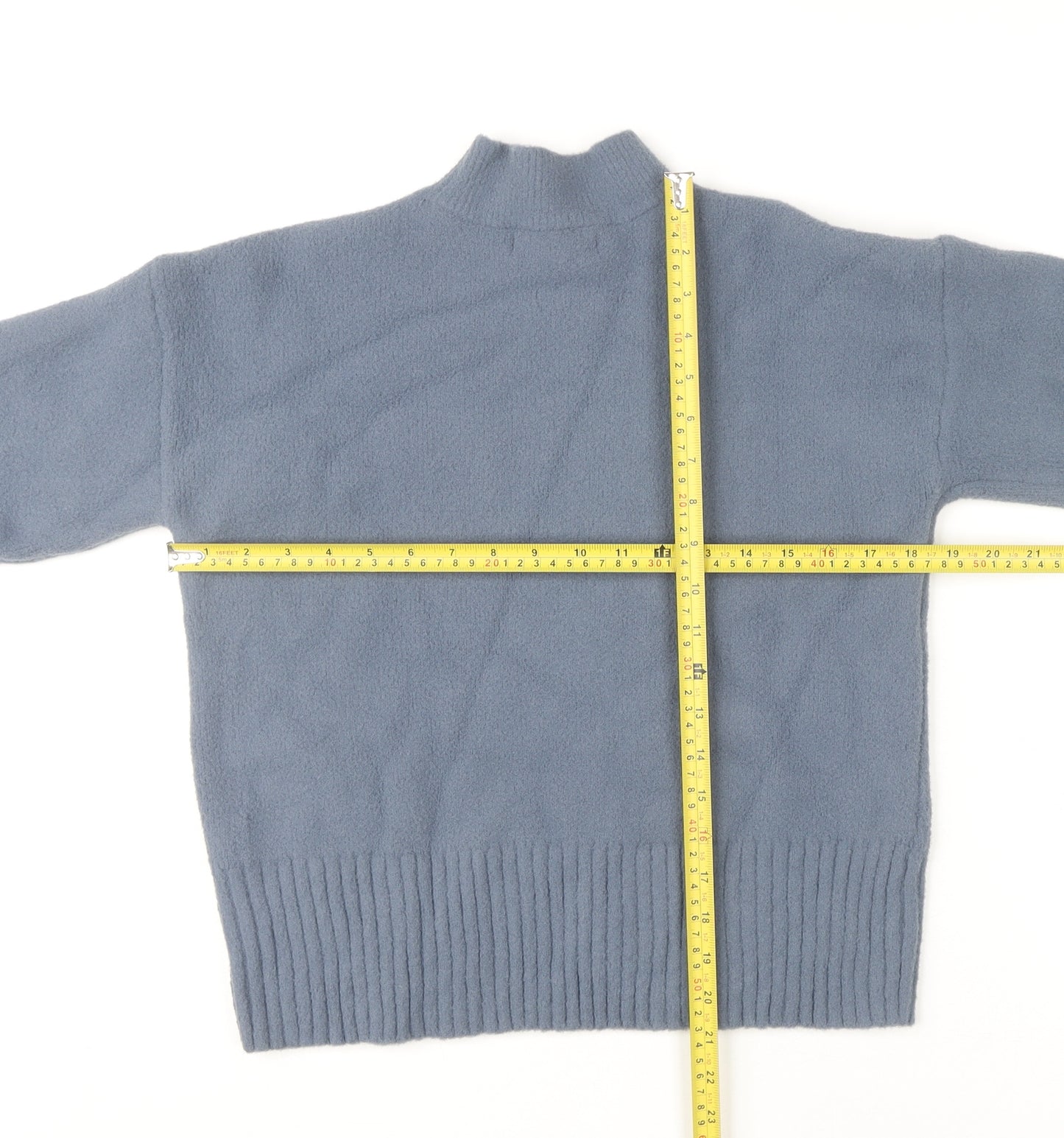 Marks and Spencer Women Blue Medium Pullover Jumper