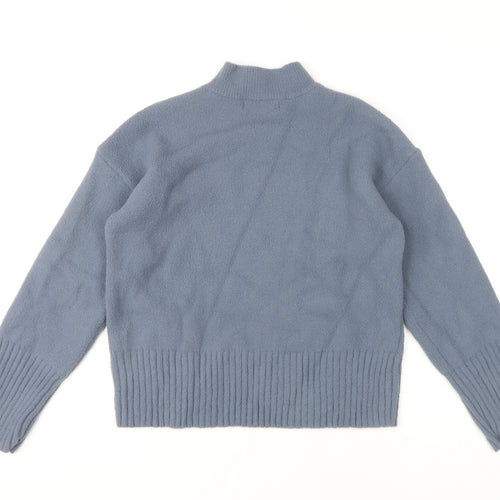 Marks and Spencer Women Blue Medium Pullover Jumper
