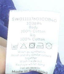 Bonmarché Women's Blue Cropped Trousers Size 16