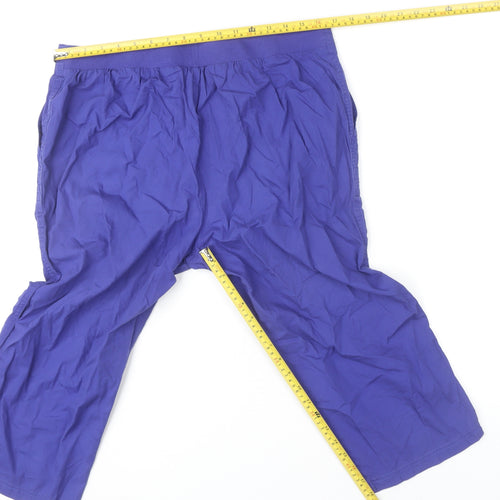 Bonmarché Women's Blue Cropped Trousers Size 16