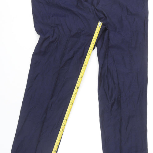Marks and Spencer Men's Blue Wool Trousers 38