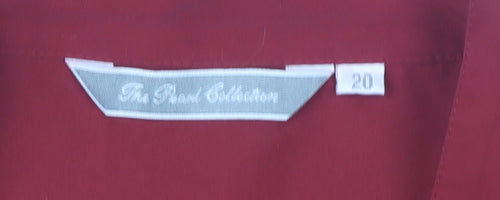 The Pearl Collection Women's Red Embroidered Blouse UK 20
