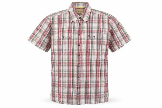Front view of Camel Active Men's Multicoloured Check Shirt L