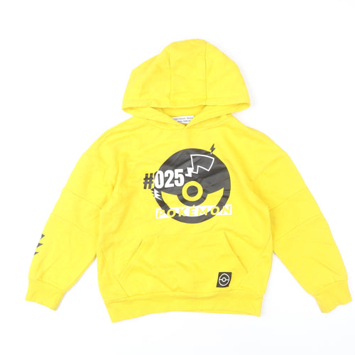 Pokémon Boys Yellow Pullover Hoodie 8-9 Years