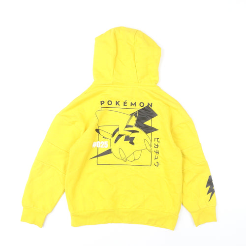 Pokémon Boys Yellow Pullover Hoodie 8-9 Years