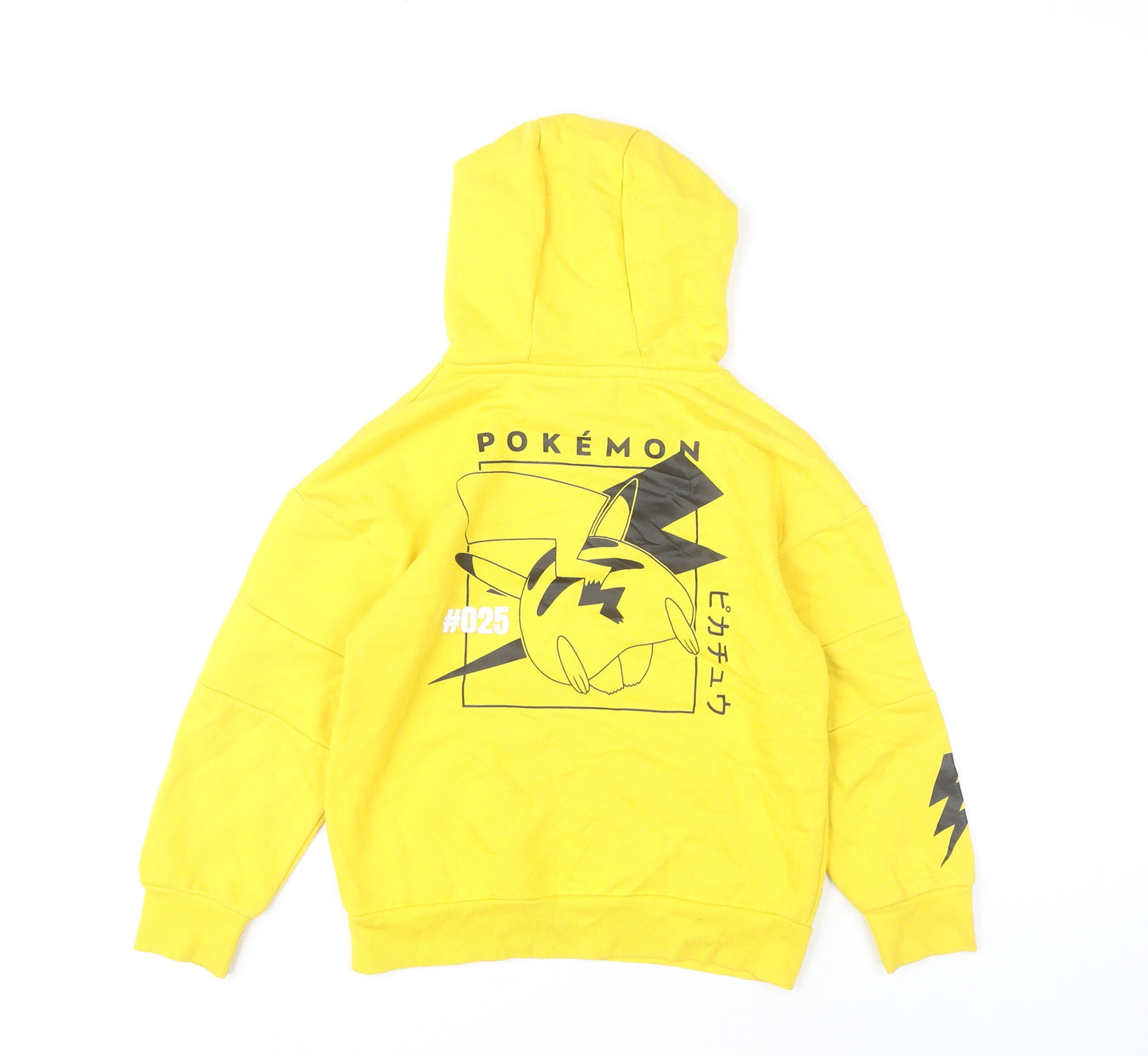 Pokémon Boys Yellow Pullover Hoodie 8-9 Years