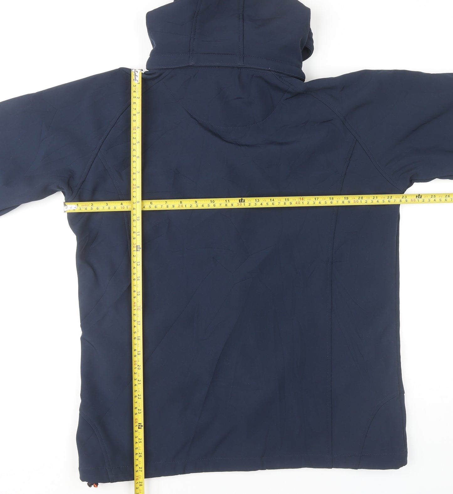 Geographical Norway Men's Blue Hooded Jacket, Size L