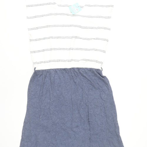 Animal Women's Multicoloured Striped T-Shirt Dress