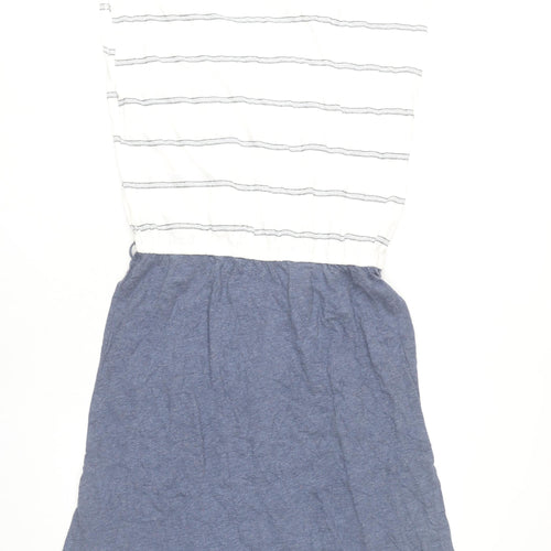 Animal Women's Multicoloured Striped T-Shirt Dress