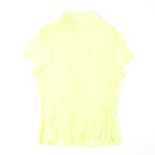 Wallis Women's Yellow Blouse, Size 18, Collared, Casual
