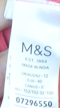 Marks and Spencer Women Pink Blouse Size 12