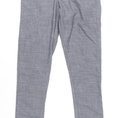 Zara Man Grey Slim Fit Trousers for Men Size 31