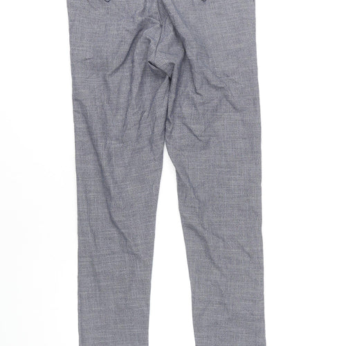 Zara Man Grey Slim Fit Trousers for Men Size 31