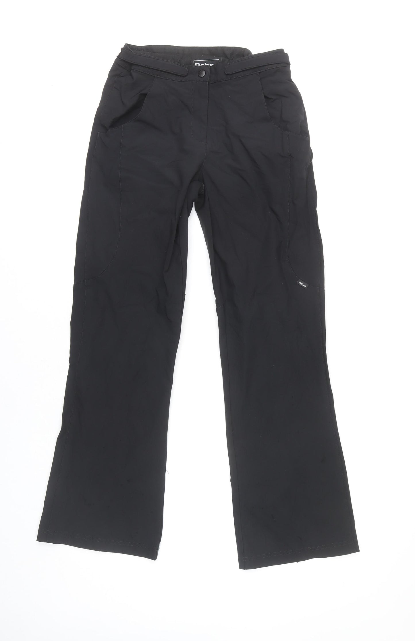 Rohan Women's Black Trousers, Size S, Stretch, Casual