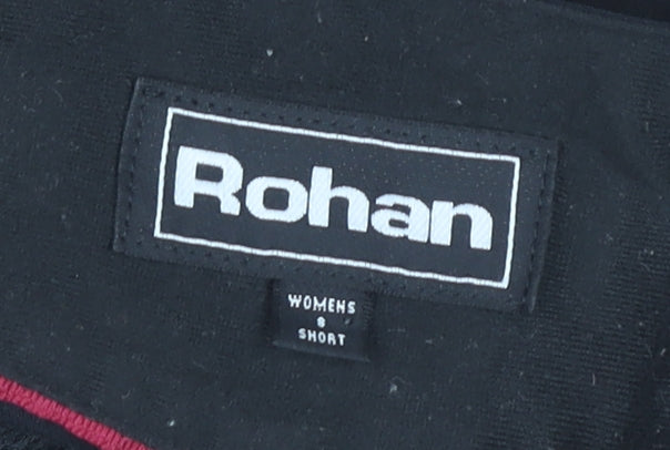 Rohan Women's Black Trousers, Size S, Stretch, Casual