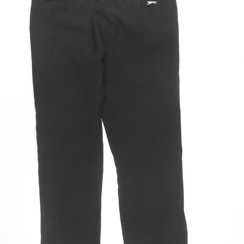 Slazenger Women's Black Straight Trousers Size 12