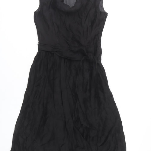 Monsoon Women's Black Fit & Flare Dress Size 8