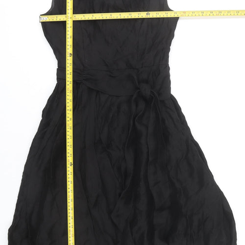 Monsoon Women's Black Fit & Flare Dress Size 8