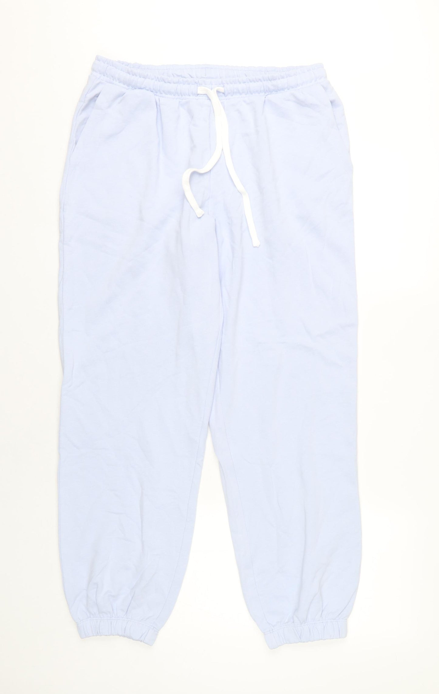 Marks and Spencer Women's Blue Jogger Trousers M