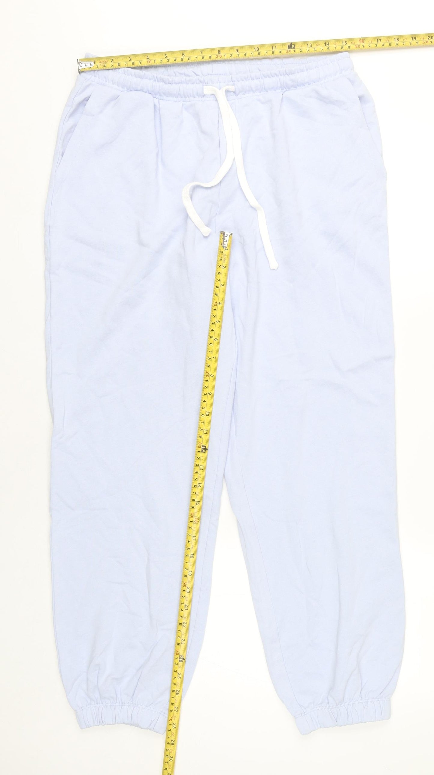 Marks and Spencer Women's Blue Jogger Trousers M