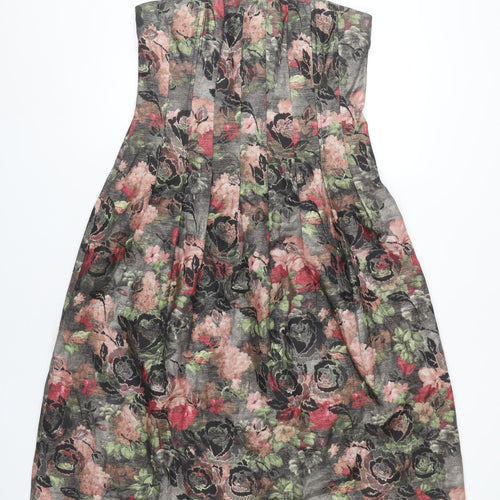 F&F Women's Floral A-Line Dress Size 12 Multicoloured