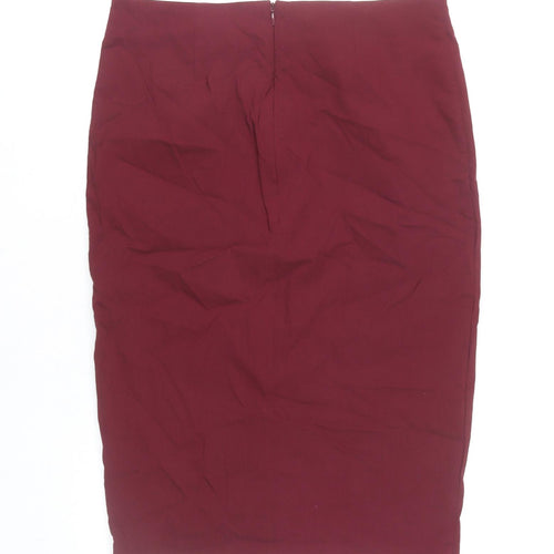 ASOS Women's Red Pencil Skirt Size 14