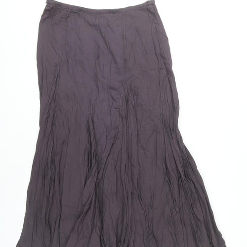 Monsoon Women's Purple Long Peasant Skirt, Size 8