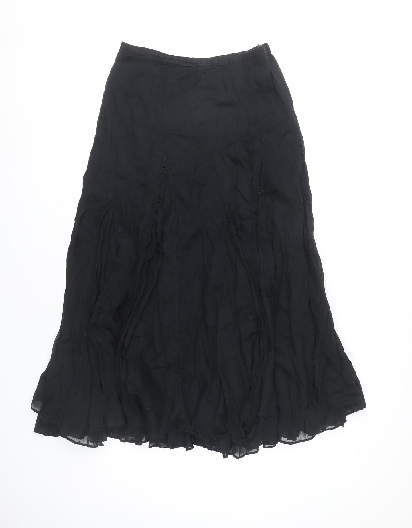 Monsoon Women's Black Flare Long Skirt Size 8