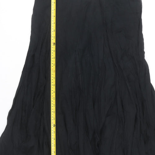 Monsoon Women's Black Flare Long Skirt Size 8