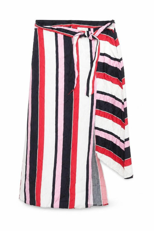 Front view of River Island Women's Multicoloured, size 10, Wrap Skirt