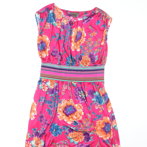 Fever London Women's Multicoloured Floral Dress Size 12