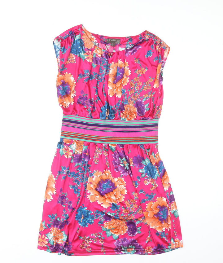 Fever London Women's Multicoloured Floral Dress Size 12