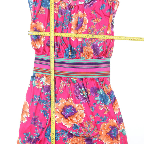 Fever London Women's Multicoloured Floral Dress Size 12
