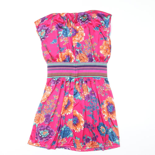 Fever London Women's Multicoloured Floral Dress Size 12