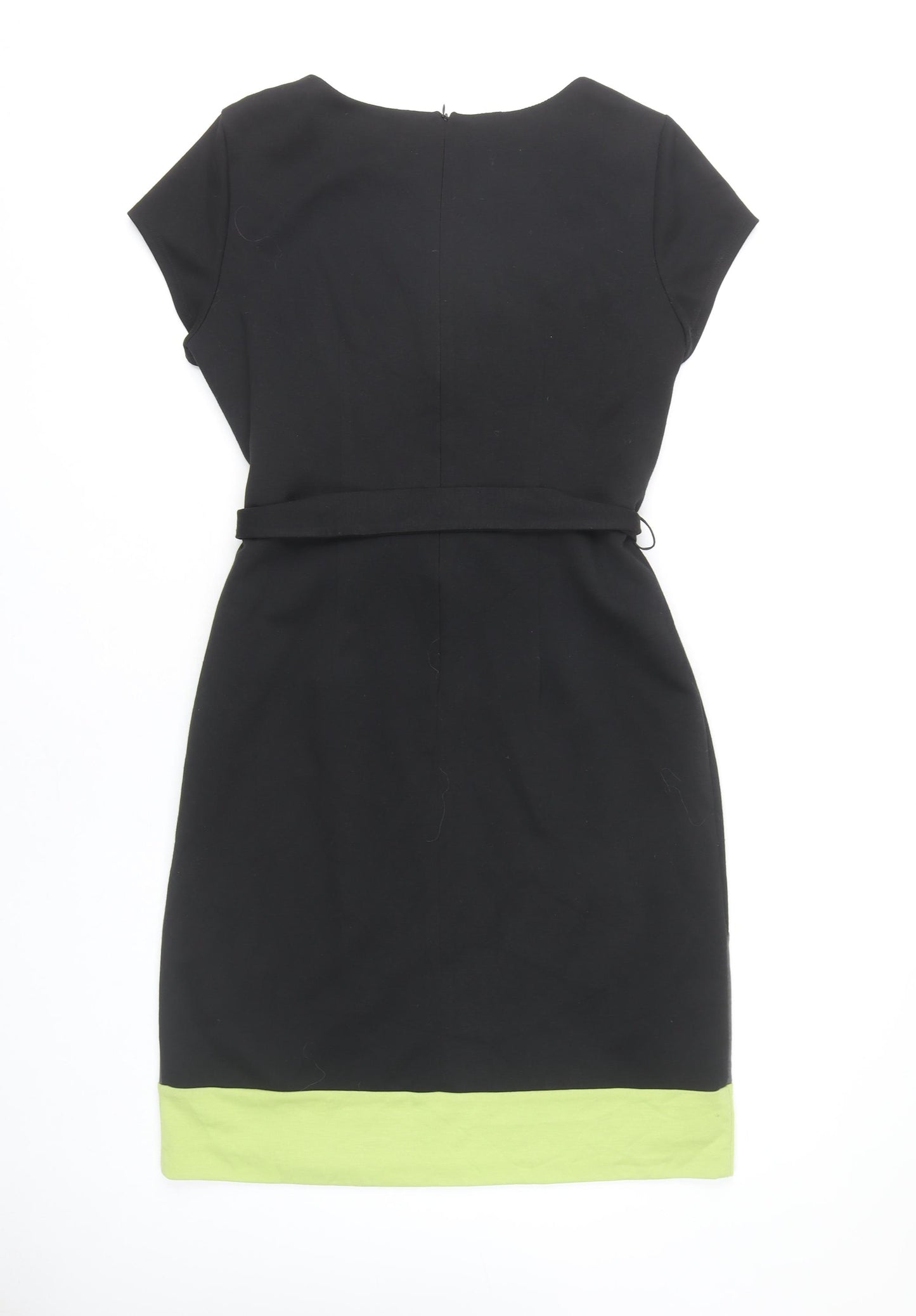 BHS Women's Multicoloured Sheath Dress Size 16