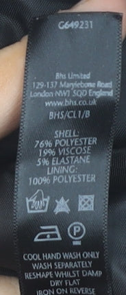 BHS Women's Multicoloured Sheath Dress Size 16