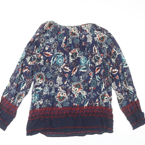 Marks and Spencer Women's Multicoloured Floral Tunic Blouse Size 12