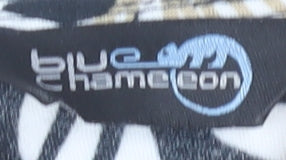 Blue Chameleon Women's Black Floral Blouse Size 14