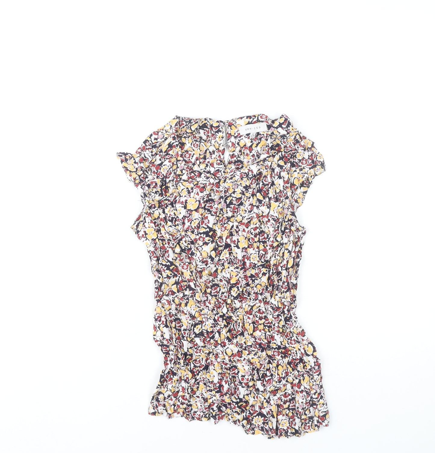 Kew 159 Women's Multicoloured Floral Tunic Blouse, Size 12