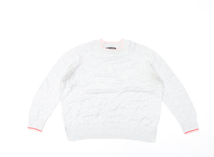 Next Women’s Grey Knit Jumper Size 14 Crew Neck