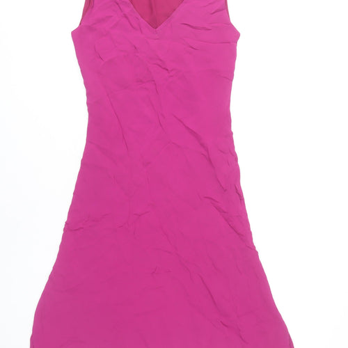 Warehouse Women’s Pink Sheath Dress Size 8 Sleeveless